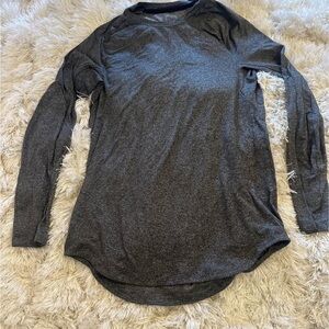 lululemon athletica Gray Long Sleeve Tee